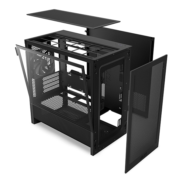 NZXT CC-H31FB-01 ブラック H3 Flow [PCケース] | 激安の新品・型落ち