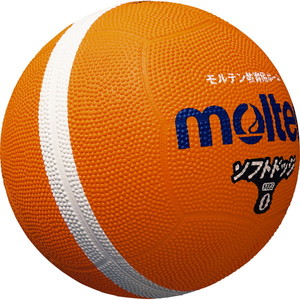 モルテン ドッジボール 0号球 ソフトラインドッジボール オレンジ SFD0ORL