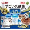 いなばペットフード CIAO すごい乳酸菌クランキー かつおバラエティ 22g×25袋
