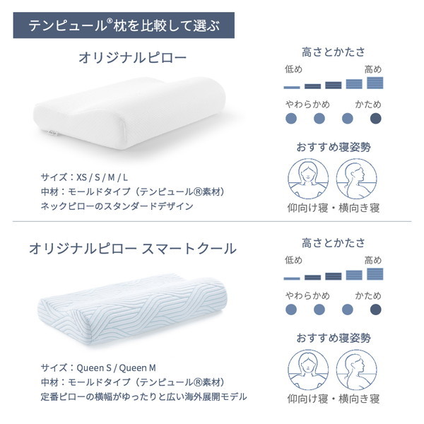 新品 テンピュール オリジナルピロー かため Mサイズ 低反発枕 originalpillowsc.jpg