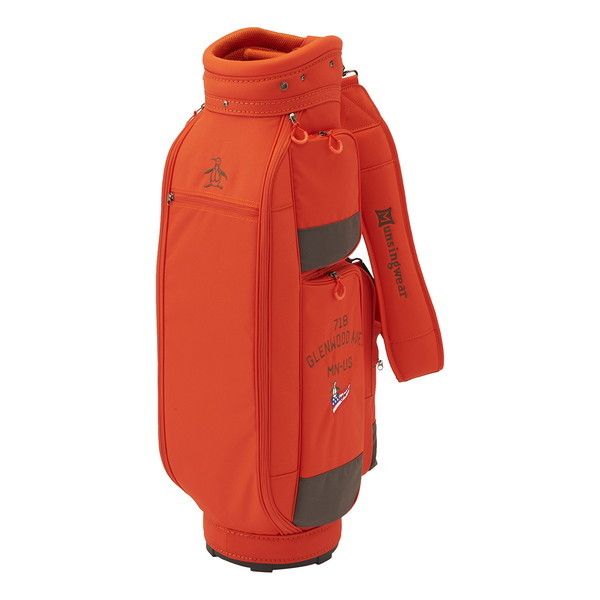 K421 Munsingwear キャディバッグ オレンジ Munsingwear マンシングウェア キャディバッグ 2021年モデル MQBSJJ01