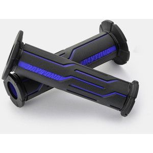 デイトナ D98446 ハンドルグリップ GRIPPYGRIP 22.2φ GG-D-LINEB/BL ブラック×ブルー