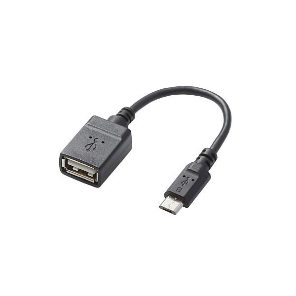 ELECOM TB-MAEMCBN010BK [USB A-microB ϊA_v^(0.1m)]