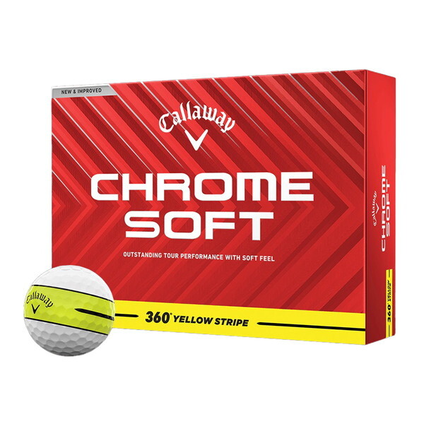 Callaway Chrome Soft ゴルフボール 新品未使用 クロムソフト CHROME SOFT キャロウェイ クロムソフト ゴルフボール 2024年