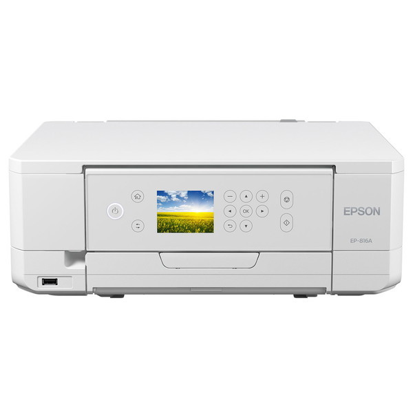 EPSON EP-816A ホワイト系 Colorio(カラリオ) [A4カラーインクジェット複合機 (スキャン/コピー/無線LAN・スマホ対応)]  激安の新品・型落ち・アウトレット 家電 通販 XPRICE エクスプライス (旧 PREMOA プレモア)