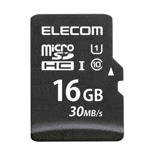 ELECOM MF-MS016GU11LRA MicroSDHCカード データ復旧サービス付 UHS-I 30MB s 16GB