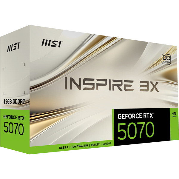 MSI GeForce RTX 5070 12G INSPIRE 3X OC [グラフィックボード] | 激安