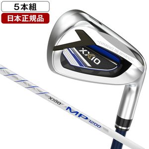 【日本正規品】 DUNLOP(ダンロップ) XXIO12(ゼクシオ トゥエルブ) ネイビー アイアンセット5本組(#6-9、PW) 2022年モデル ゼクシオ MP1200 カーボンシャフト S