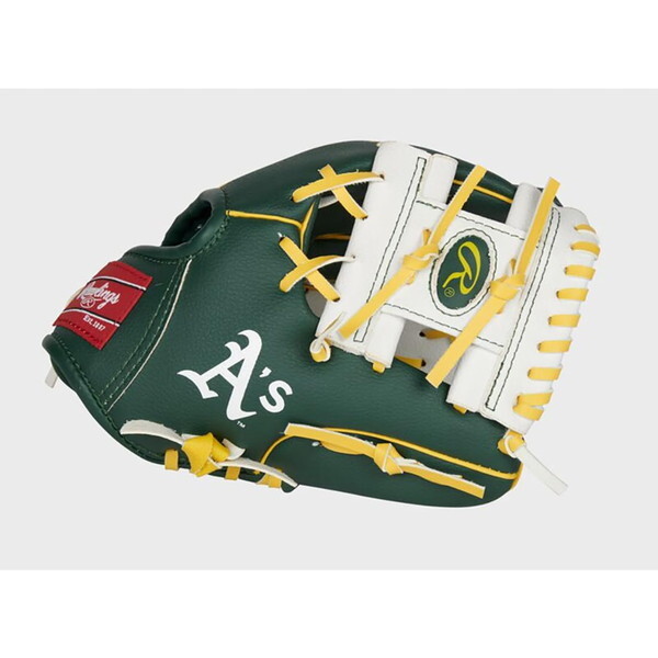 Rawlings ���[�����O�X �싅 �L�b�Y�O���[�u MLB�V���[�Y �A�X���`�b�N�X 10�C���`�O���u OAK10