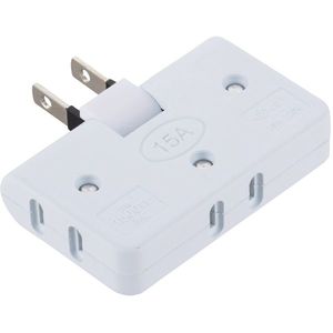 オーム電機 HS-TM3FA1-W [コーナータップ 3個口 ホワイト]