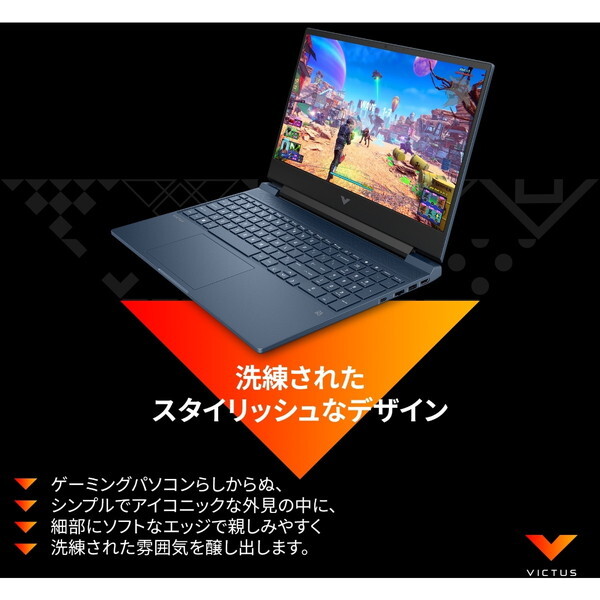 HP 806Z9PA-AACF パフォーマンスブルー Victus Gaming Laptop15-fa1000