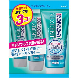 花王 クリアクリーンNEXDENT エクストラフレッシュ 3個セット