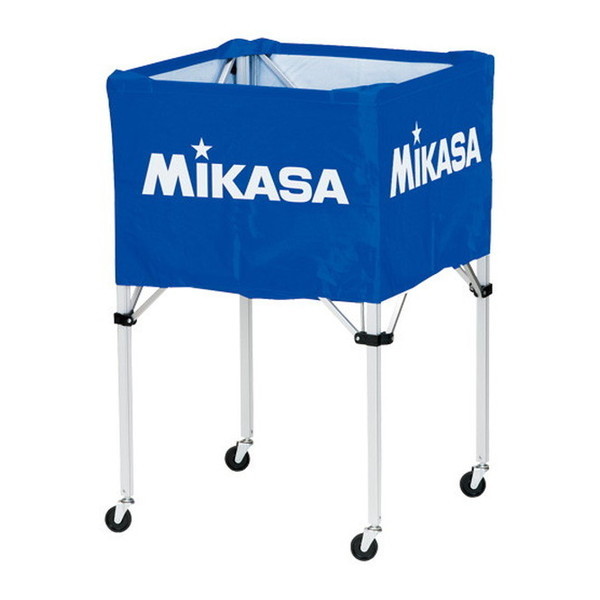 MIKASA BC-SP-H BL ボールカゴ3点セット (フレーム・幕体・キャリーケース) ブルー