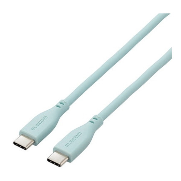 ELECOM MPA-CCSS10GN p[O[ [^CvCP[u ((Type C to Type C) 1m PD 60WΉ fɂ 炩 VRf)]