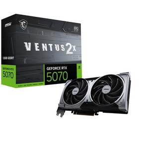 MSI GeForce RTX 5070 12G VENTUS 2X OC ブラック [グラフィックボード]