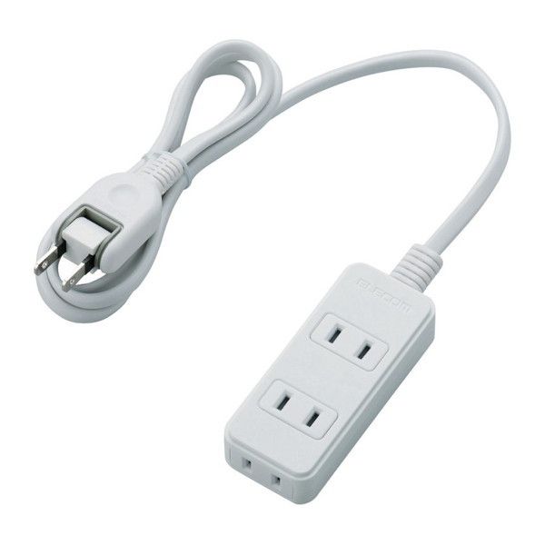 ELECOM �G���R�� �d���^�b�v 180�x�X�C���O�v���O 1mT-TS02-2310WH