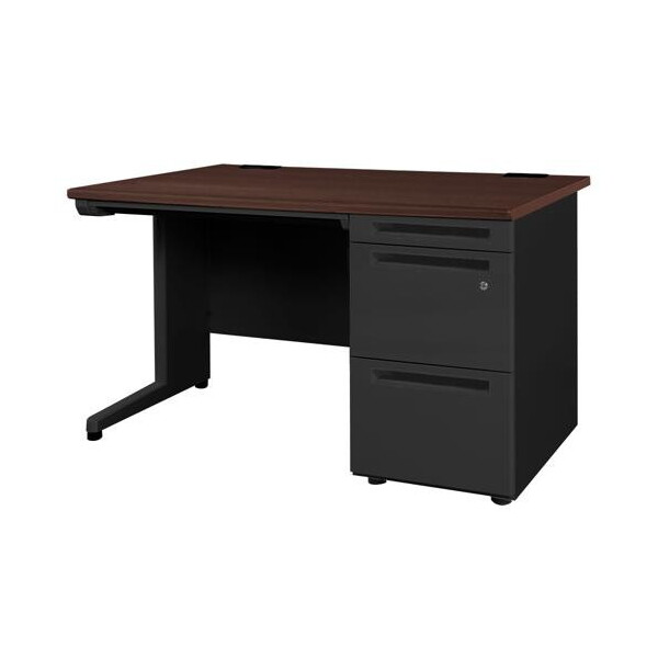 �y�@�l����z Netforce LKD-127B-W-BK-DBR-3 �V�_�[�N�u���E�� �{�̃u���b�N [�Б��� (W1200 3�i)]