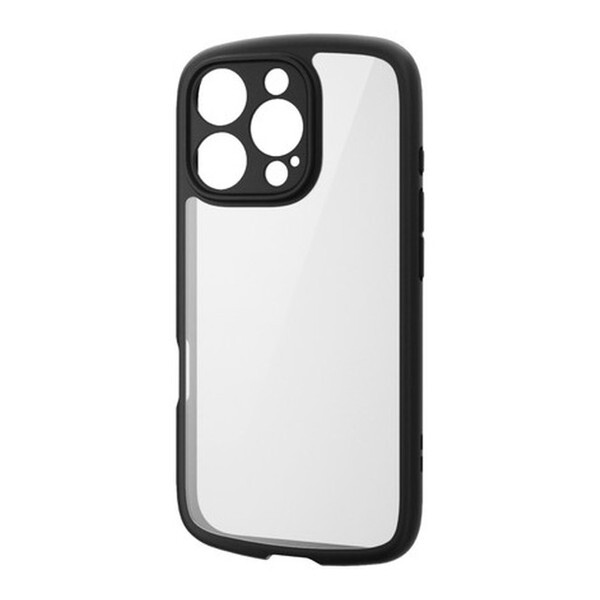 ELECOM PM-A24CTSLFCKBK ubN [iPhone 16 Pro P[X nCubh Ռz y ^ JYی݌v Xgbvz[t]
