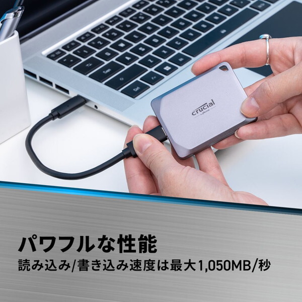 Crucial CT4000X9PROSSD9 X9 Proシリーズ [ポータブルSSD (4TB・USB