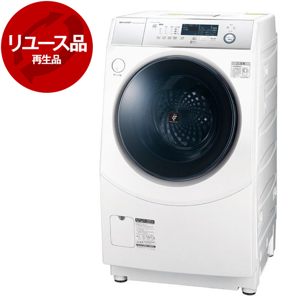 ドラム式洗濯乾燥機 10kg SHARP ES-H10D-WL 2020年 左開き - 生活家電