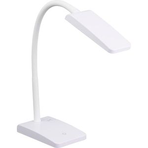 オーム電機 DS-LS20-W ホワイト [LEDデスクライト 昼白色]