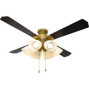 ヒロコーポレーション HLCF-550BK ブラック [洋風LEDシーリングファン