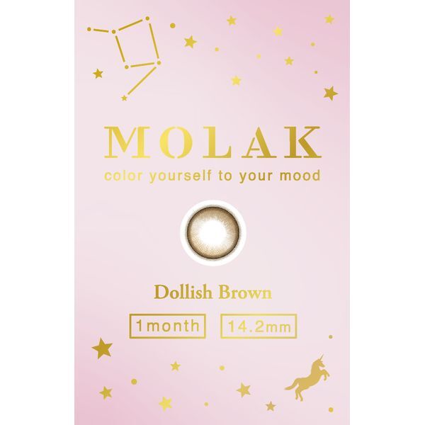PIA MOLAK 1MONTH 2������ �h�[���b�V���u���E�� (�x����) -1.00 �J���[�R���^�N�g�����Y