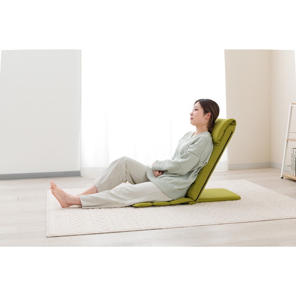 2個セット いつでもどこでも背もたれ座椅子 BE色 【公式通販】