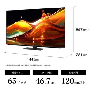SHARP 4T-C65HP1 AQUOS XLED [65V型 地上・BS・110度CSデジタル 4K