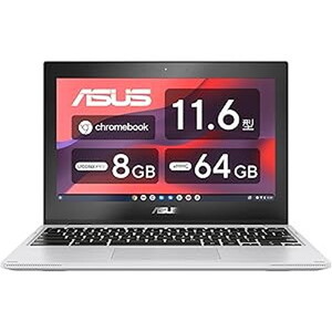 ASUS Chromebook 本体 シルバー 充電器付き（Chromebook Y2 本体