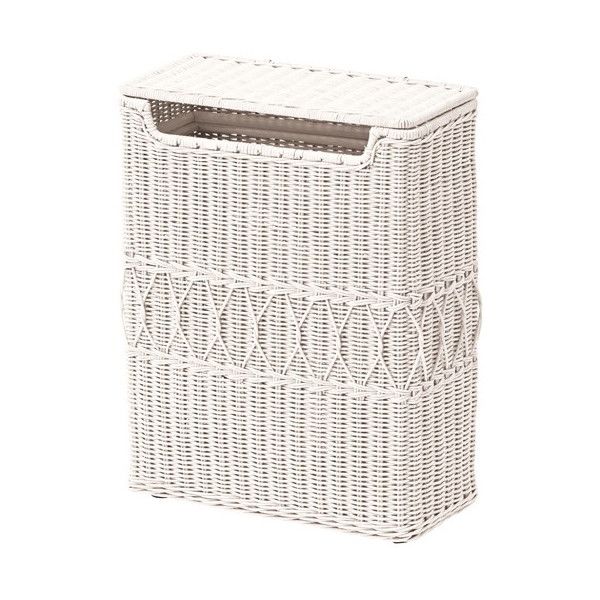 Rattan World GK833WW �z���C�g���^�� �_�X�g�{�b�N�X �z���C�g�E�H�b�V�� fiore�t�B�I�[�� (Piu Carina)