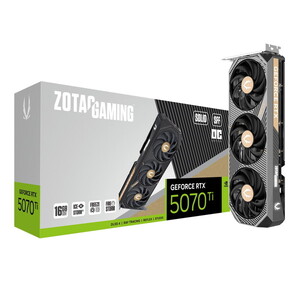 ZOTAC RTX5070TiSOLIDSFFOC16G/ZT-B50710J3-10P ブラック [グラフィックボード]