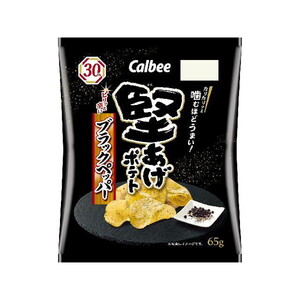 カルビー 堅あげポテトブラックペッパー 65g x12
