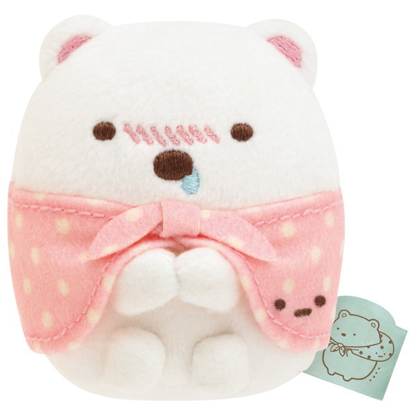 San-X S/G てのりぬいぐるみセット しろくま(ぶるぶる)&ねこ(もぐもぐ