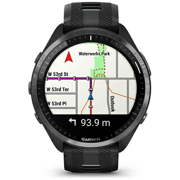 GARMIN FORERUNNER 965 BLACK [ランニングGPSスマートウォッチ (Suica
