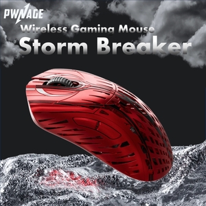 ポウネイジ pw-stormbreaker-red [ワイヤレスゲーミングマウス]