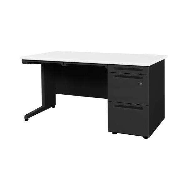 �y�@�l����z Netforce LKD-147B-W-BK-WH-3 �V�z���C�g×�{�̃u���b�N [�Б��� W1400 3�i]