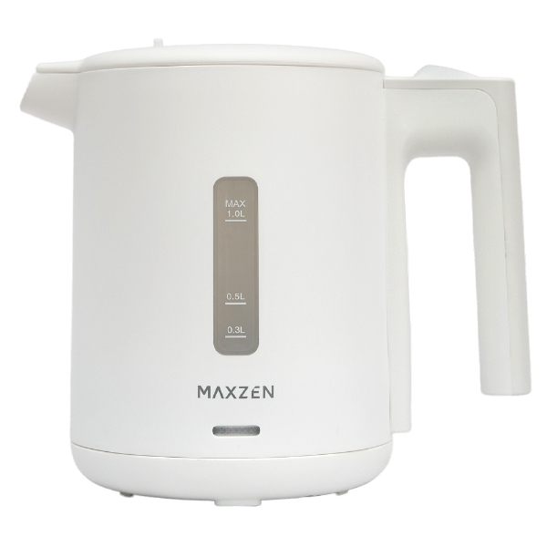 MAXZEN MKT10SR01-WH �z���C�g [�����^�b�`���d�C�P�g��(1.0L)]