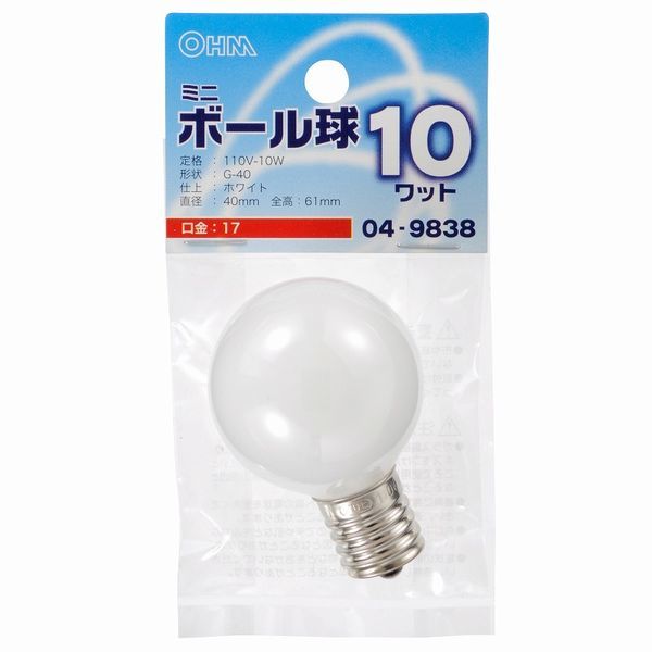 �I�[���d�@ LB-G4710-W [�~�j�{�[���� G40 E17/10W �z���C�g]