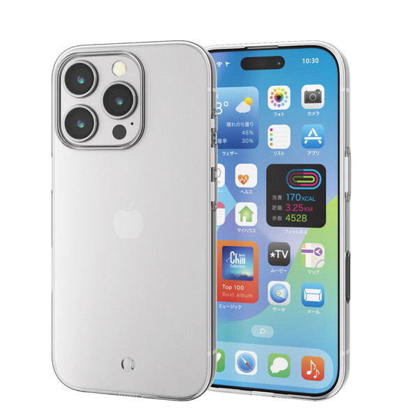 ELECOM PM-A24CUCTCR [iPhone16 Pro \tgP[X]