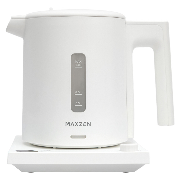 MAXZEN MKT10SR02T-WH �z���C�g [�����@�\�t���d�C�P�g��(1.0L)]