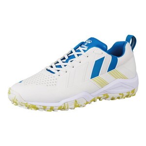 hummel ヒュンメル ハンドボール HAS6019 1032 グランドフライ5 ホワイト×ライムイエロー 22.5cm [ハンドボールシューズ]