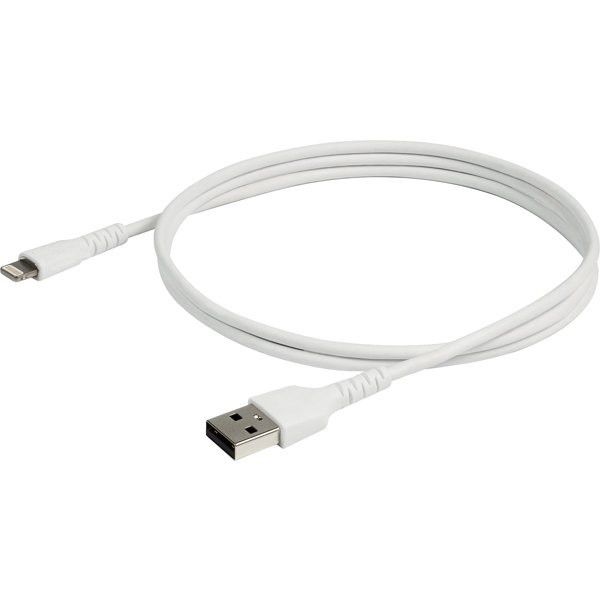 StarTech RUSBLTMM1M zCg [iPhoneP[u CgjOP[u 1m iPad iPod f[^ʐM [d USB-A Apple MfiF]