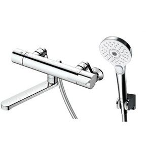 TOTO TBV03404J ＧＧシリーズ（浴室用水栓金具） [サーモスタット混合水栓 (コンフォートウエーブ3モードめっき・スパウト170mm)]