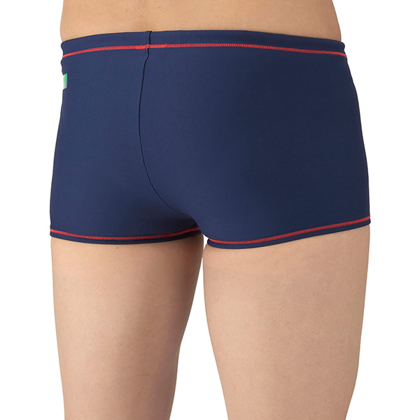 アリーナ トレーニングスパッツ(ショートレッグ) ブラック×ブルー