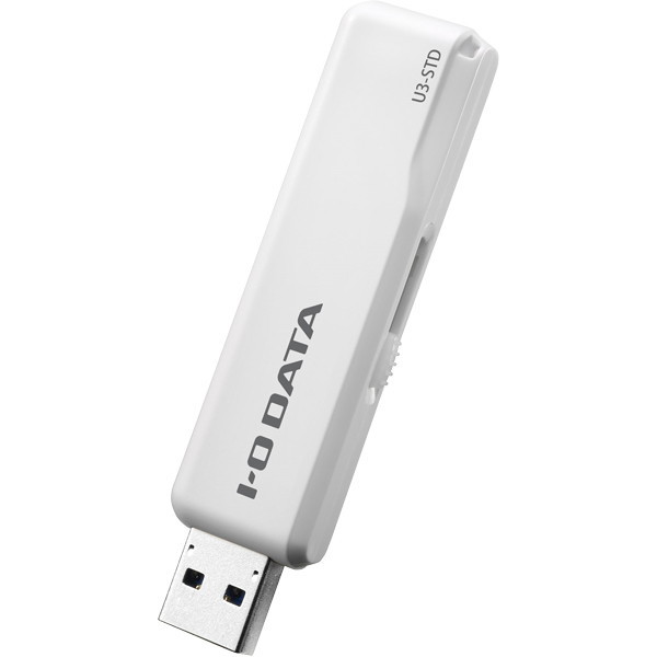 IODATA U3-STD128GR/W USB3.2 Gen 1（USB3.0）/USB2.0対応
