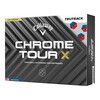 【日本正規品】 キャロウェイ CHROME TOUR TRUTRACK X(クロムツアートゥルートラックエックス) ボール 2024年モデル ブルー/レッド DZ(ダース)