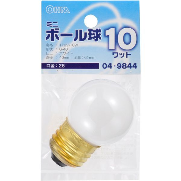 �I�[���d�@ LB-G4610-W [�~�j�{�[���� G40 E26/10W �z���C�g]