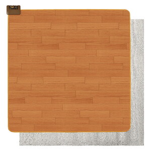 広電 Lifon SJC2015-WBJ ブラウン 日本製 [フローリング調 ホットカーペット 本体＋あったかシート付 2畳]