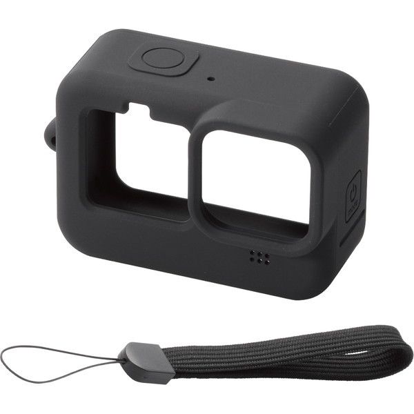 ELECOM AC-GP9BSSCBK GoPro HERO9 Blackp VRP[X nhXgbvt ANVJ S[v9 ubN